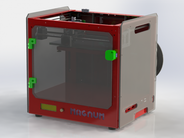 Передняя дверца для 3D принтеров Magnum Creative-2